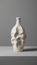 Matte Ceramic Sculptural Vase